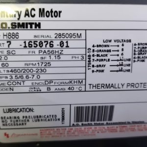 Dinamo Motor AO SMITH H886